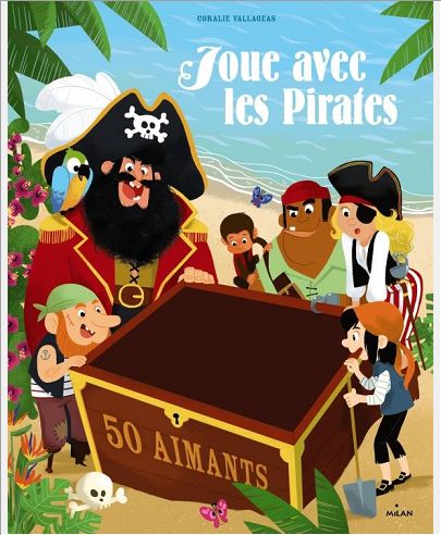 JOUE AVEC LES PIRATES - 50 AIMANTS