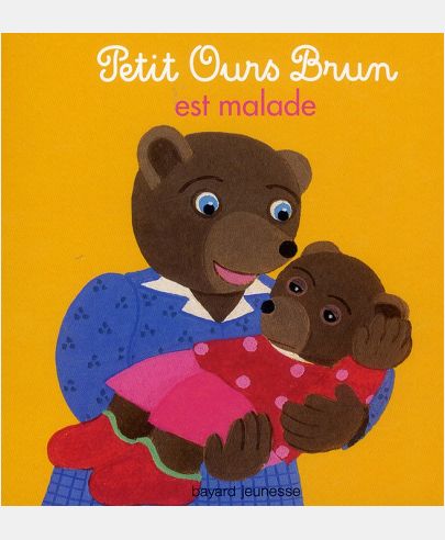 PETIT OURS BRUN EST MALADE
