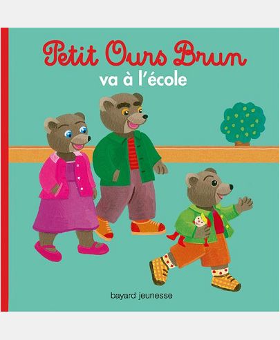 PETIT OURS BRUN VA A L'ECOLE