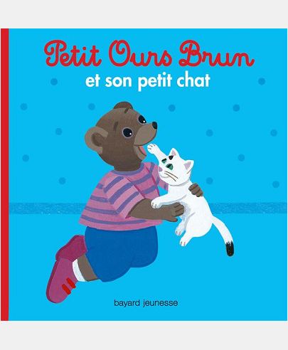 PETIT OURS BRUN ET SON PETIT CHAT