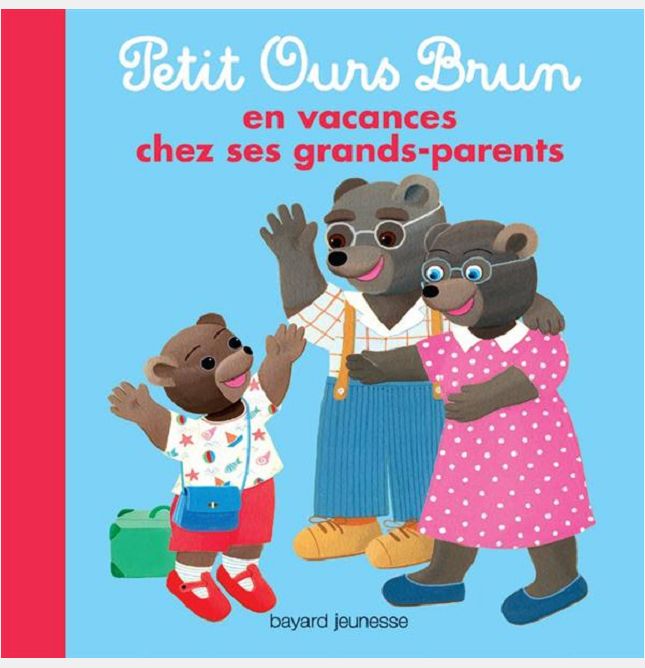 PETIT OURS BRUN EN VACANCES CHEZ SES GRANDS-PARENTS