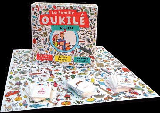 JEU OUKILE  LE JEU - CHERCHE ET TROUVE - RELEVE LES DEFIS - JOUE AUX 7 FAMILLES