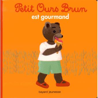 PETIT OURS BRUN EST GOURMAND