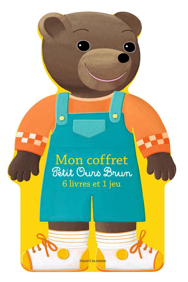 MON COFFRET PETIT OURS BRUN - 6 LIVRES ET 1 JEU