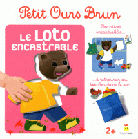 JEU PETIT OURS BRUN - LOTO ENCASTRABLE