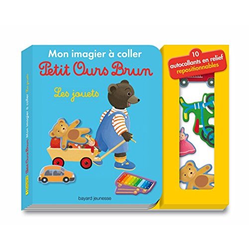 MON IMAGIER A COLLER PETIT OURS BRUN - LES JOUETS