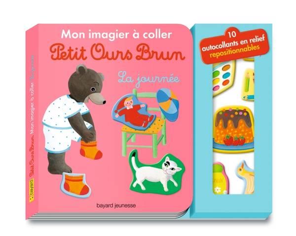 MON IMAGIER A COLLER PETIT OURS BRUN - LA JOURNEE