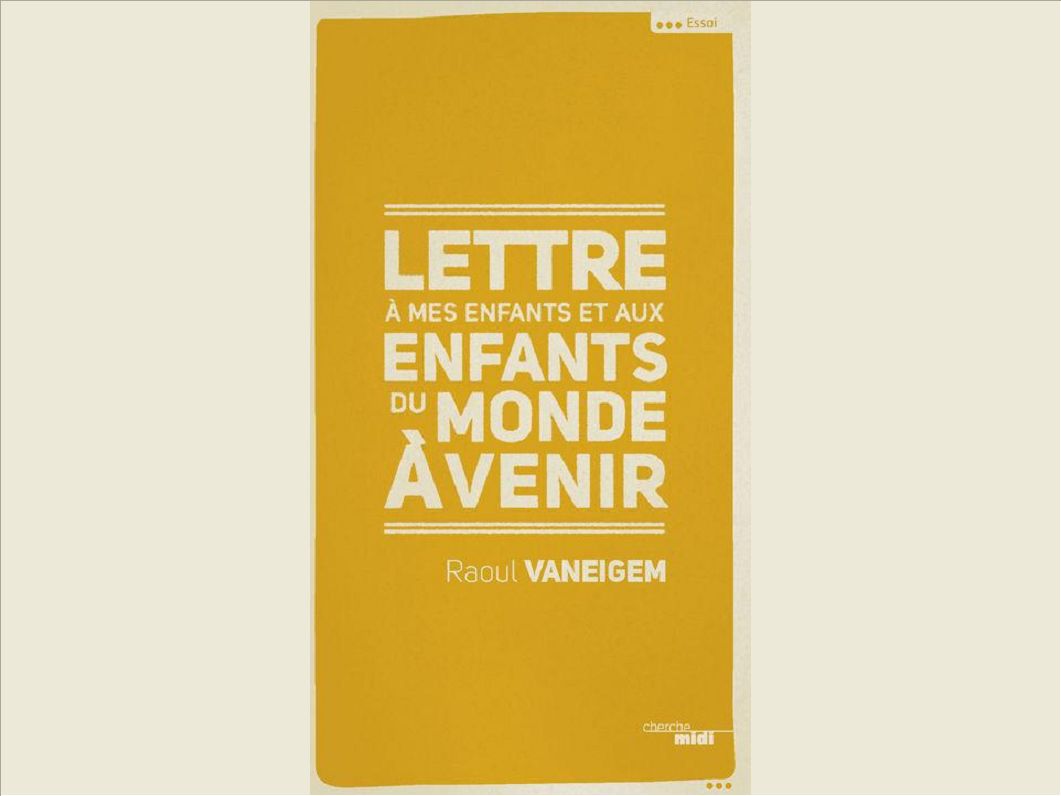 LETTRE A MES ENFANTS ET AUX ENFANTS DU MONDE A VENIR