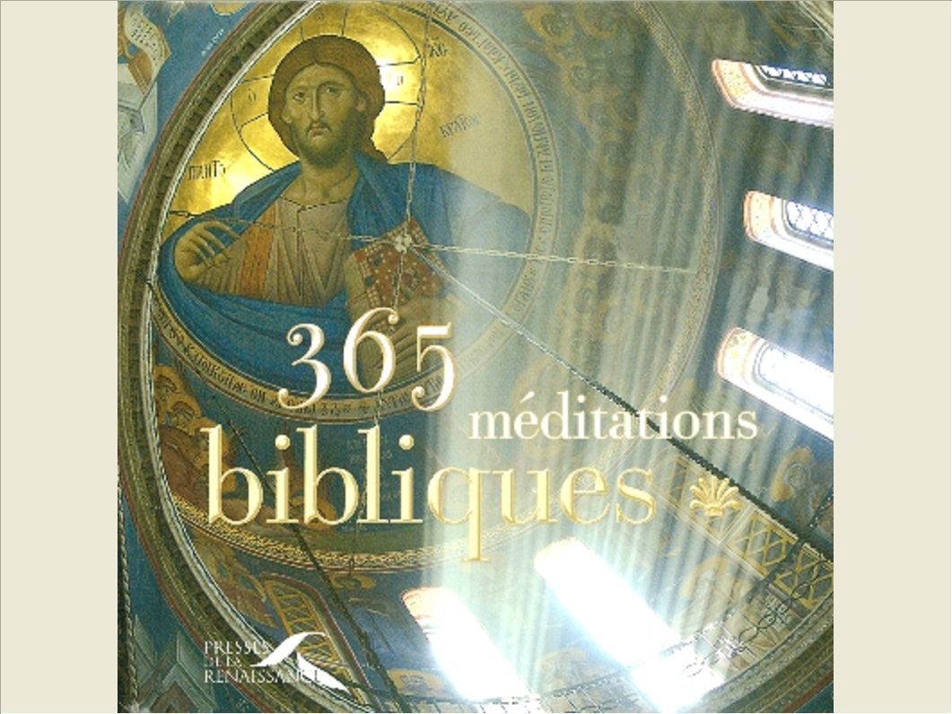 365 MEDITATIONS BIBLIQUES