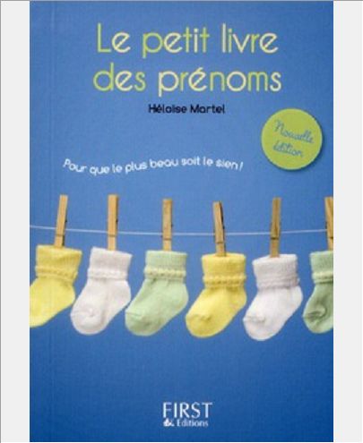 PETIT LIVRE DE - PRENOMS, EDITION 2012