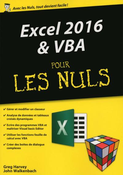 EXCEL 2016 & VBA MEGAPOCHE POUR LES NULS