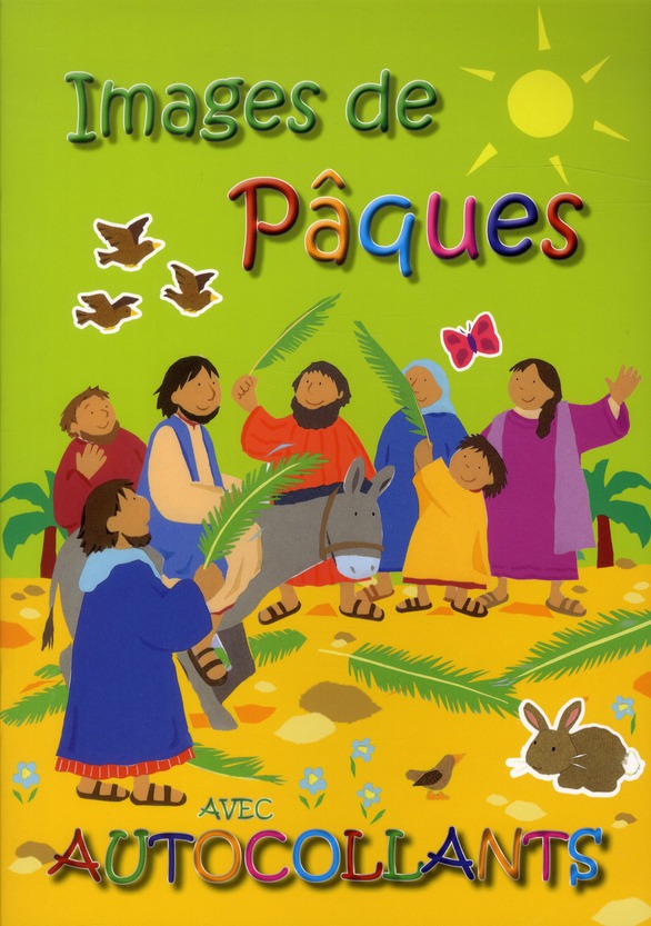IMAGES DE PAQUES AVEC AUTOCOLLANTS