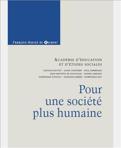 POUR UNE SOCIETE PLUS HUMAINE