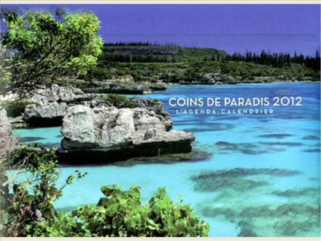 AGENDA CALENDRIER COINS DE PARADIS 2012