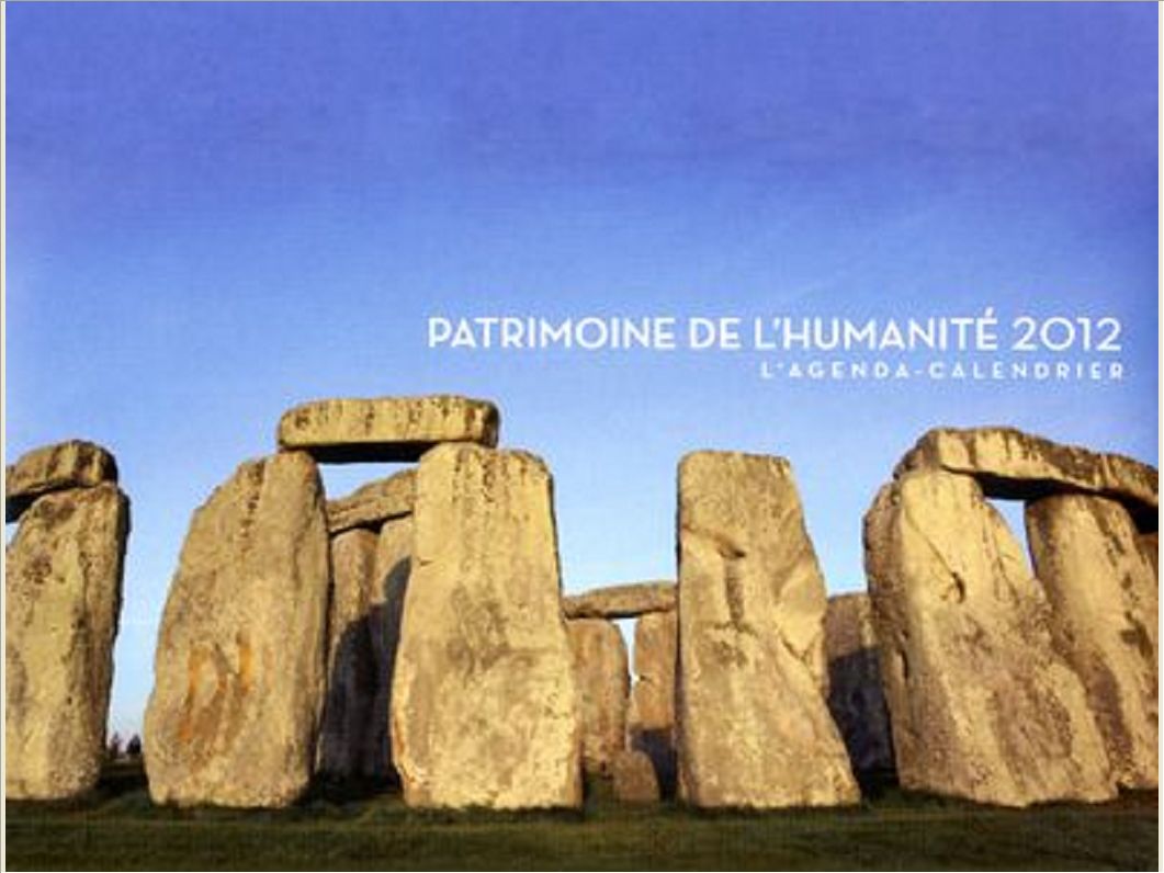 AGENDA CALENDRIER PATRIMOINE DE L'HUMANITE 2012