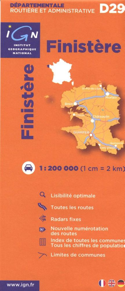 AED FINISTERE  1/200.000