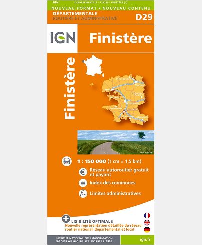 AED D29 FINISTERE  1/150.000