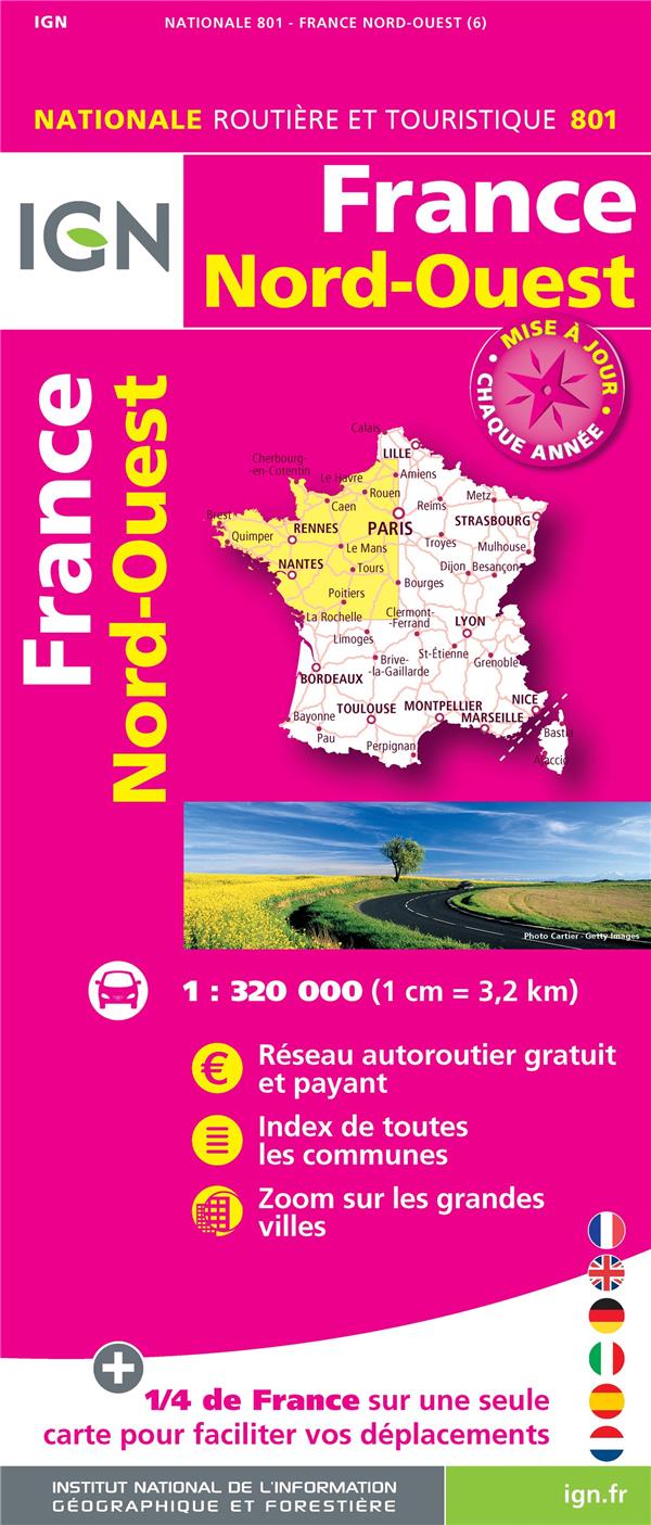 AED 1M801 FRANCE NORD-OUEST 2018 (1 : 320 000)