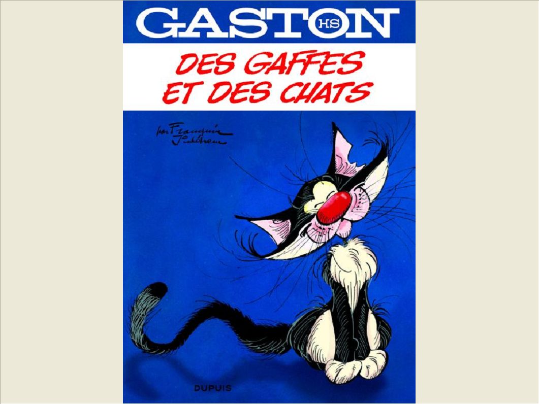 GASTON GASTON - DES GAFFES ET DES CHATS COMPIL 1 CAT NOEL 2011
