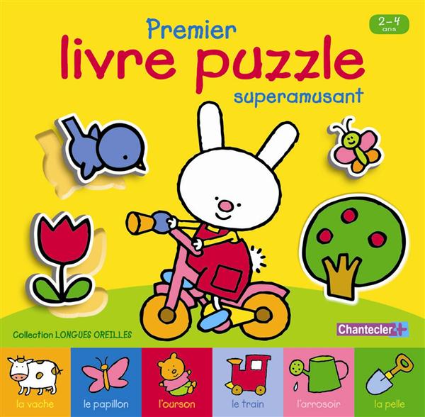 LONGUES OREILLES - PREMIER LIVRE PUZZLE SUPERAMUSANT (2-4 A)