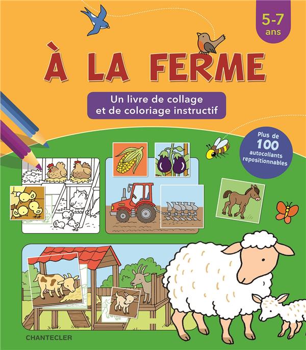 A LA FERME - LIVRE D'AUTOCOLLANTS