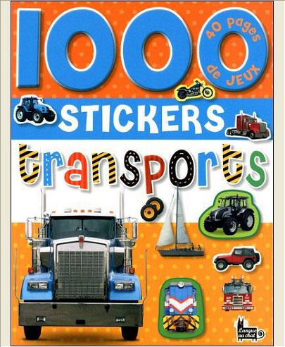 1000 STICKERS TRANSPORTS (COUV