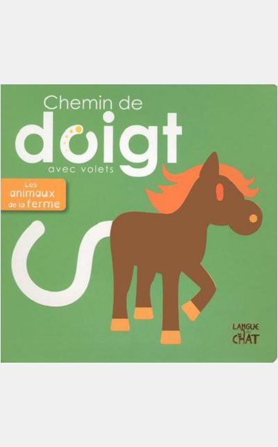 CHEMIN DE DOIGT AVEC VOLETS LES ANIMAUX DE LA FERME