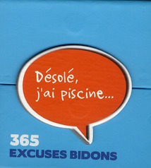 MINI CALENDRIER - 365 EXCUSES BIDON