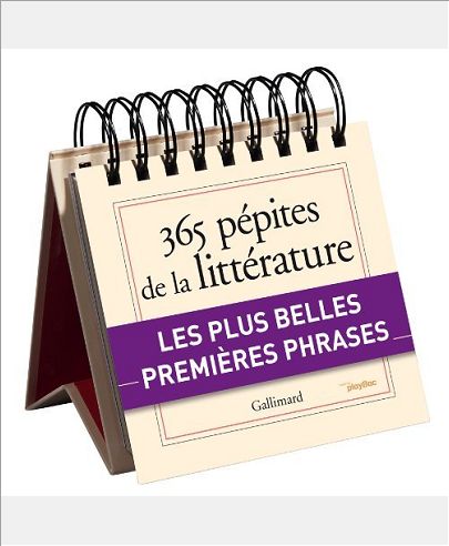 CALENDRIER - 365 PEPITES DE LA LITTERATURE AVEC GALLIMARD