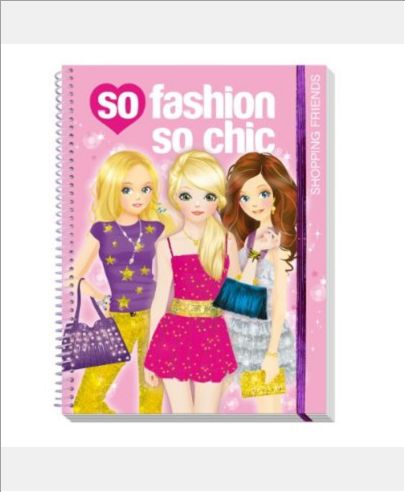 MODE - JE DESSINE MA MODE SHOPPING FRIENDS