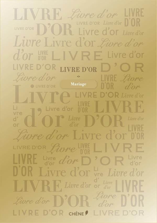 LIVRE D'OR DORE PETIT