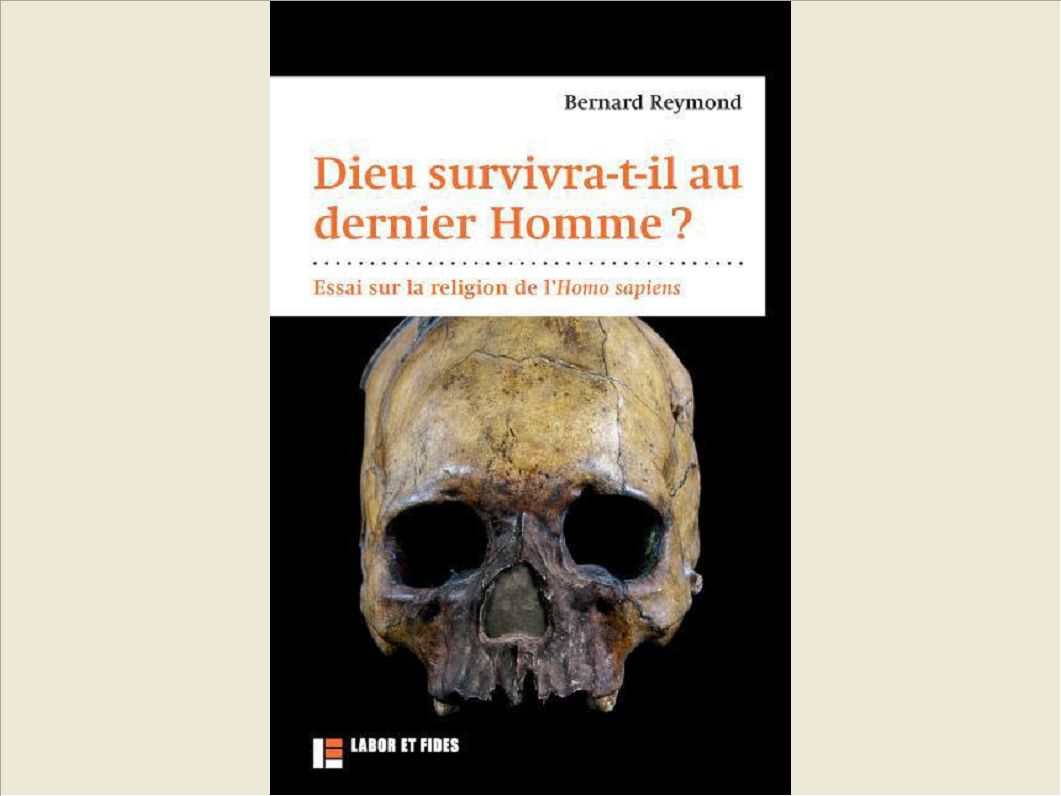 DIEU SURVIVRA-T-IL AU DERNIER HOMME ? - ESSAI SUR LA RELIGION DE L'HOMO SAPIENS