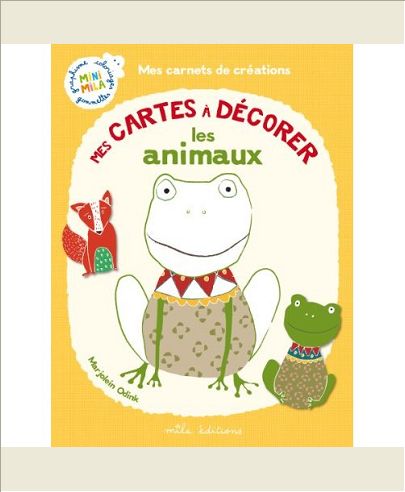 MES CARTES A DECORER - LES ANIMAUX