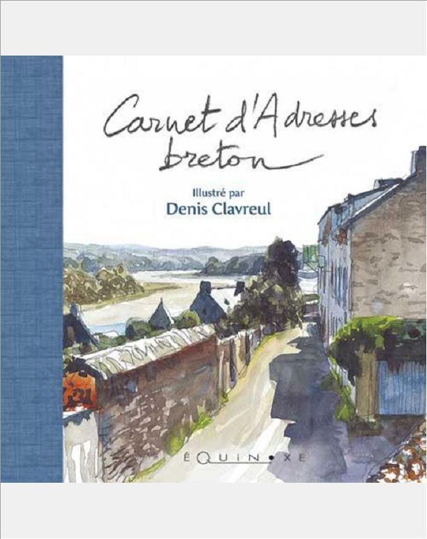 CARNET D ADRESSES BRETON PETIT FORMAT VERT GRIS