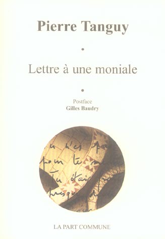 LETTRE A UNE MONIALE.