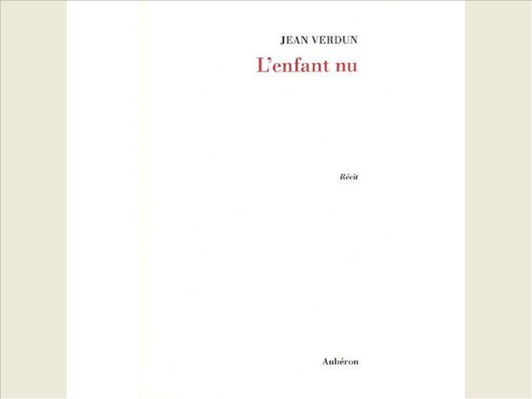 ENFANT NU (L')