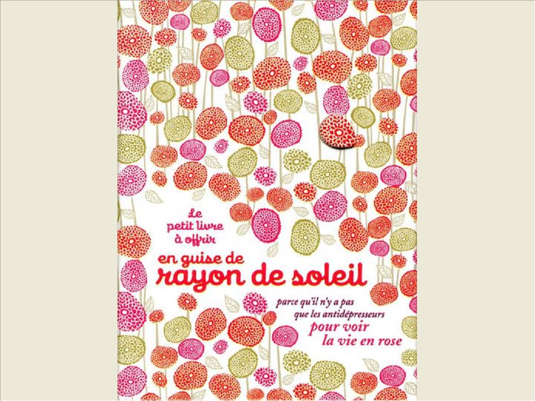 LE PETIT LIVRE A OFFRIR EN GUISE DE RAYON DE SOLEIL