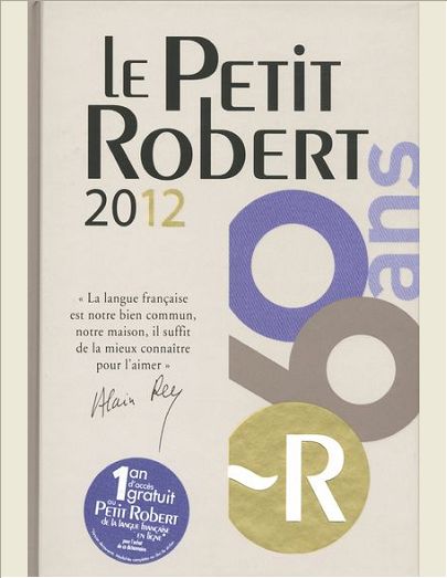 PETIT ROBERT LANGUE FSE 2012