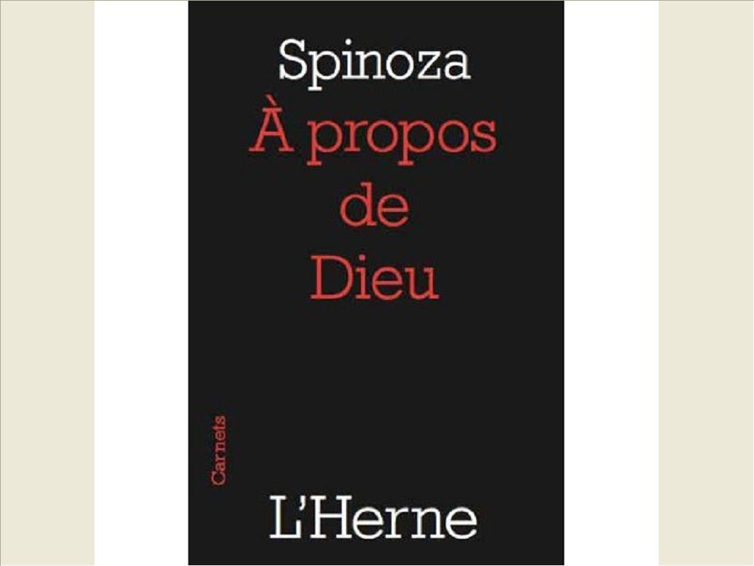 A PROPOS DE DIEU