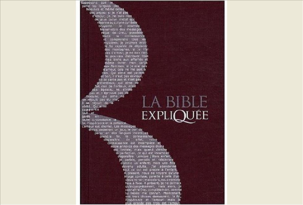 BIBLE EXPLIQUEE FORMAT COMPACT