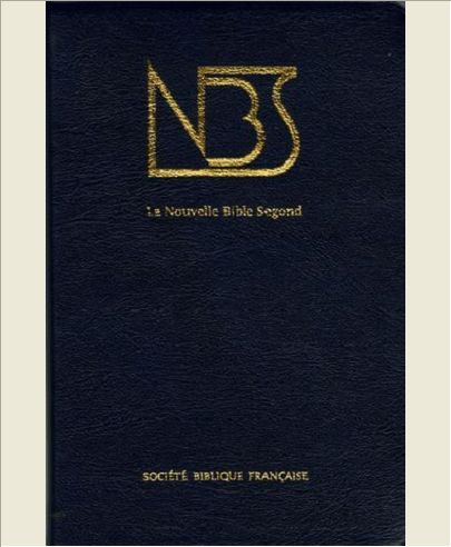 NOUVELLE BIBLE SEGOND EDITION SANS NOTES