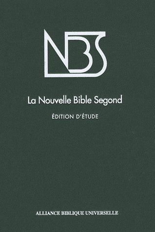 NOUVELLE BIBLE SEGOND EDITION D'ETUDE