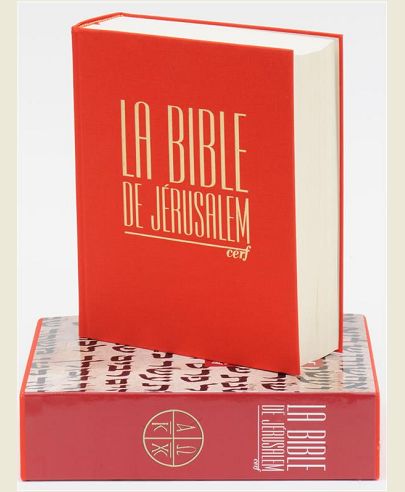 BIBLE DE JERUSALEM MAJOR TOILE ROUGE SOUS COFFRET