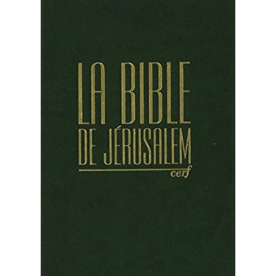 BIBLE DE JERUSALEM COMPACTE RELIEE VERTE