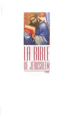BIBLE DE JERUSALEM BROCHEE COUVERTURE CARTONNEE