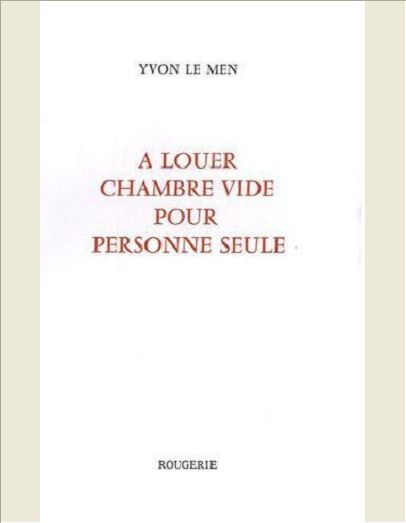 A LOUER CHAMBRE VIDE POUR PERSONNE SEULE