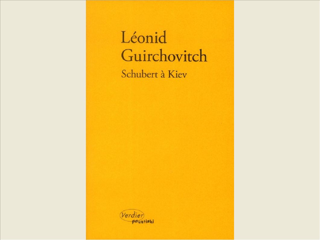 SCHUBERT A KIEV ROMAN