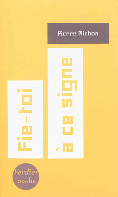 FIE-TOI A CE SIGNE