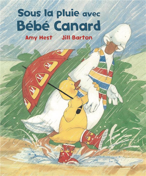 BEBE CANARD SOUS LA PLUIE