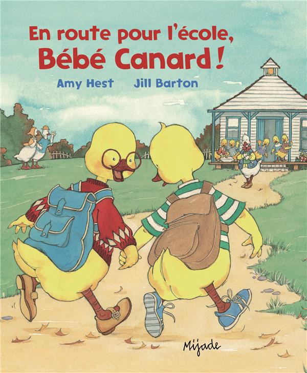 EN ROUTE POUR L'ECOLE BEBE CANARD